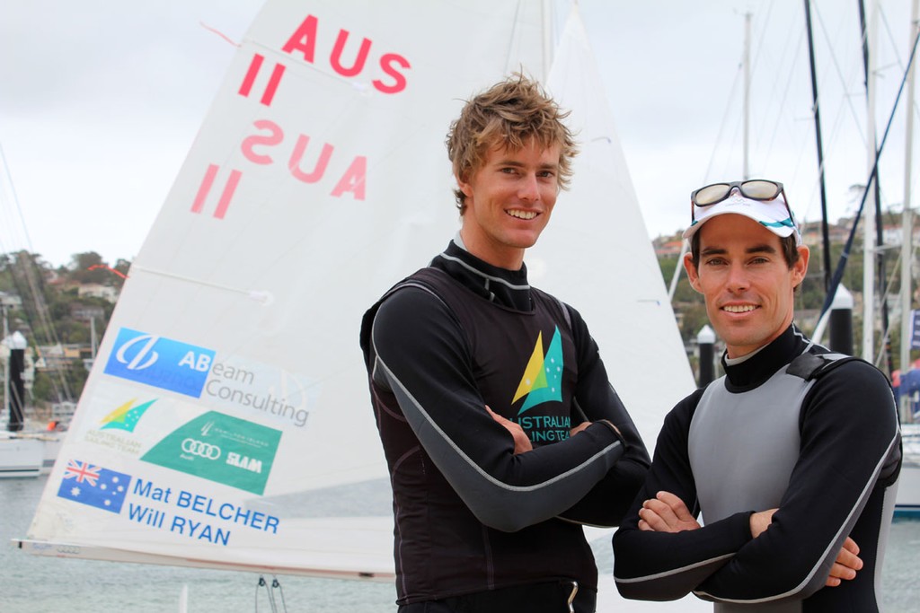 New Australian 470 crew Will Ryan and Mathew Belcher © Craig Heydon